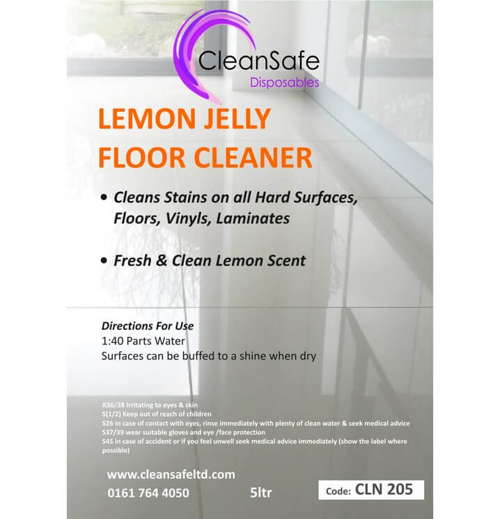 Lemon Gel Floor Cleaner 5ltr