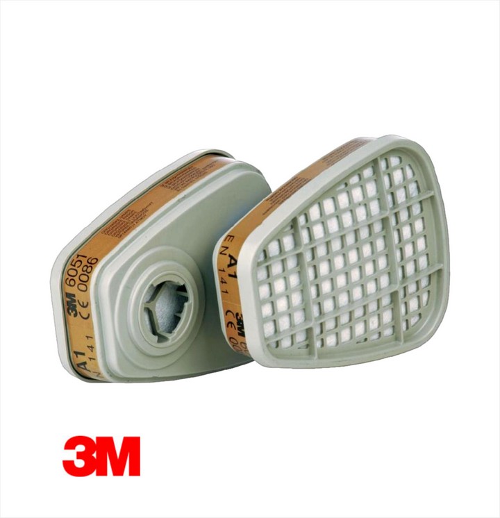 3M 6051 Dust Mask Filter (4 pair pack)